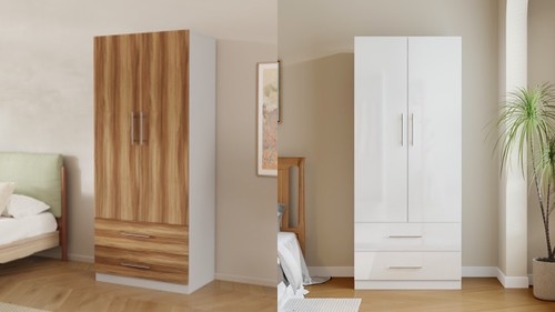 Door modern wardrobe with 2 - wardrobe,