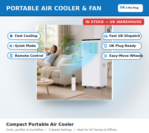 White 9000 btu - 9000, 3-in-1