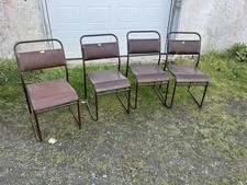 1960's Retro Stacking Chairs School / Lab / School