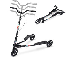 AOODIL 3 Wheel Foldable Scooter Swing, Tri Slider Kick Wiggle Scooter READ