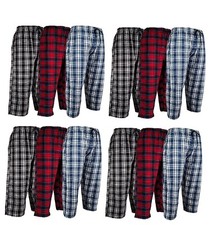 Premium 100% Cotton Mens Women Pyjamas Bottoms Lounge Trouser Sleepwear