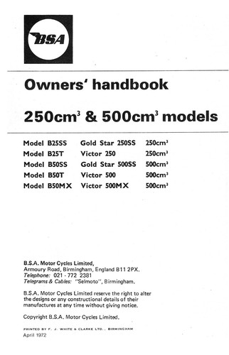 1971 bsa b25ss b25t - bsa,