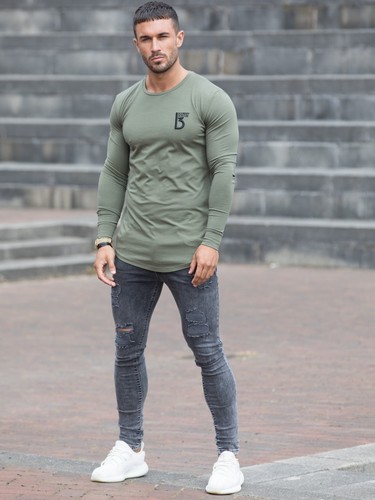 Bbh mens gym shirt longline - shirt,