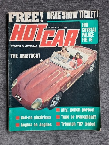 Hot car magazine march 1977 - hot,
