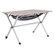 Quest Elite Neagh Slatted Table - Light Wood Camping Picnic Table  F4002LW
