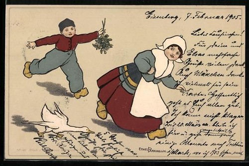 Artist postcard ethel - artist,