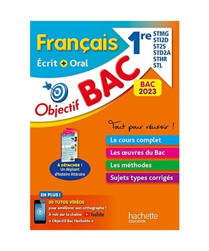 Objectif bac 2023 français - bac,