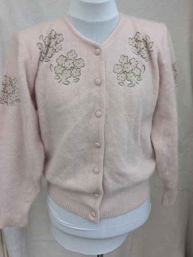 Japanese vintage pink angora - vintage,