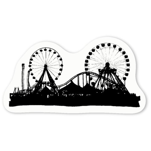 Carnival rides silhouette - 'carnival,