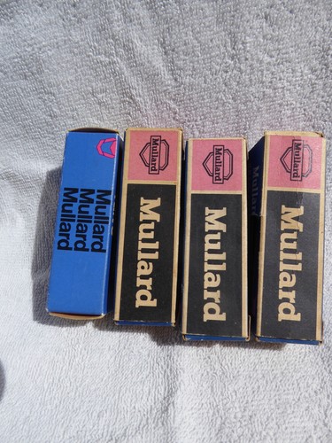Mullard thermionic valves - mullard, valves,
