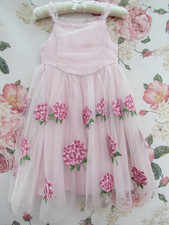 BNWOT MONSOON Pink Floral Bridesmaid Party Occasion Dress 5-6 £50