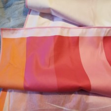 Winthome Microfiber Striped Towel Ladies Swimming Beach Pink Orange Red