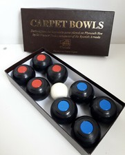 Nauticalia drakes mini carpet plastic bowls set small home indoor family game