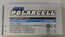 Akku Polarcell For Blackberry Q10 2300mAh