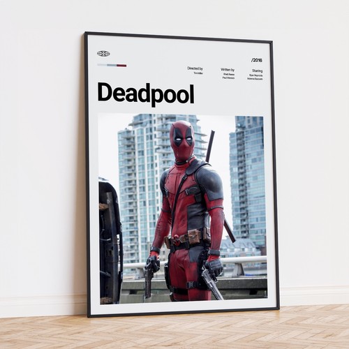 Deadpool movie film poster art - movie,