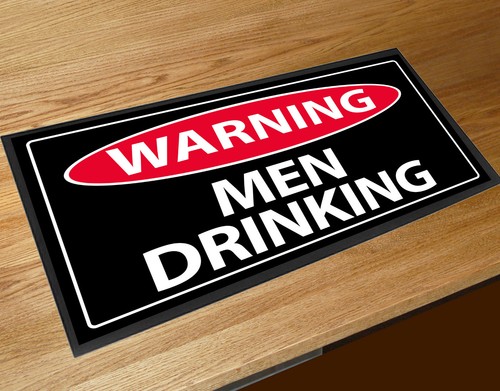 Warning men drinking funny - men,