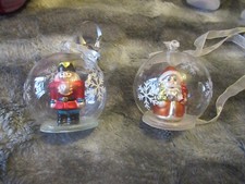 Large GLASS Hanging Baubles