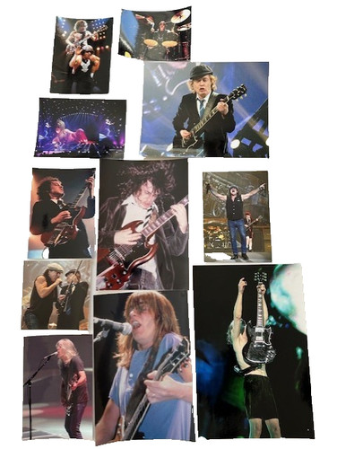 Acdc photos hand signed - acdc,