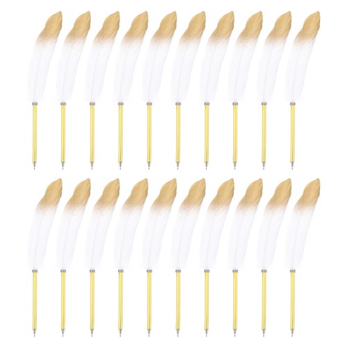 20pcs feather ballpoint pens - feather,