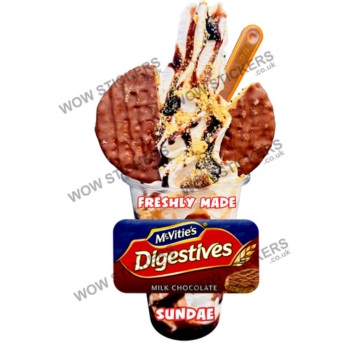 Chocolate digestive ice cream - ice,