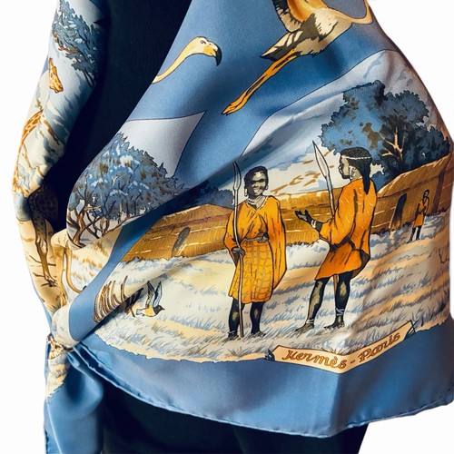 Hermes silk scarf tanzania - hermes,