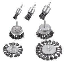 7Pcs Twist Knot Wire Wheel