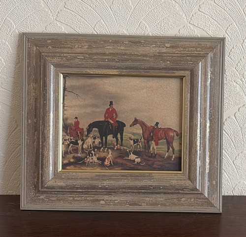 Vintage style fox hunting - style,