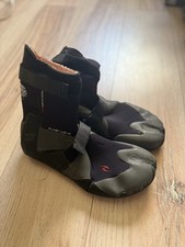 Ripcurl Flashbomb Wetsuit Boots 5mm Hidden Split Toe Size 12UK, 13US
