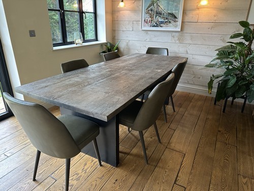 Large wooden dining table - wooden,