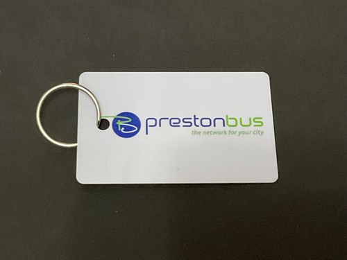 Preston bus luggage tag key - preston,