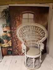 Large Cane Chair Wicker