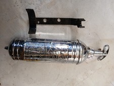 Junior Pyrene Car Fire  Extinguisher,  Chrome With Bracket