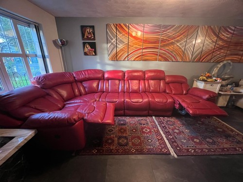 Dfs genuine leather - genuine, recliner