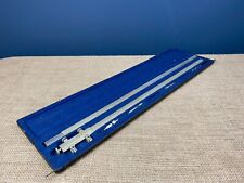 RARE VINTAGE WICHMANN No 1071 DRAFTSMAN BEAM COMPASS WITH TRAMMELS IN CASE