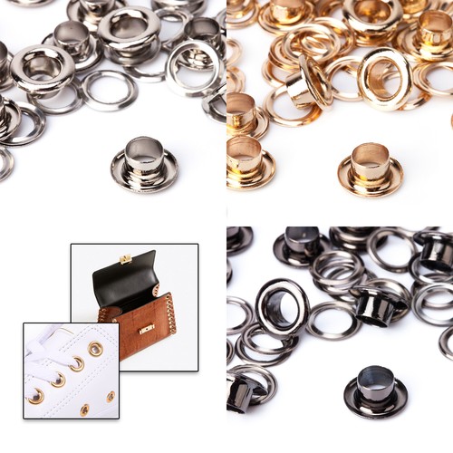 100 chrome eyelets grommet - 100,