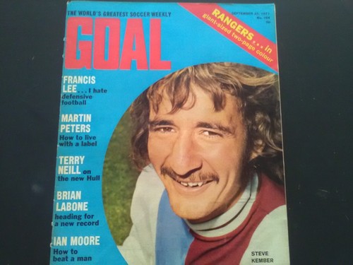 Goal football magazine issue - goal,