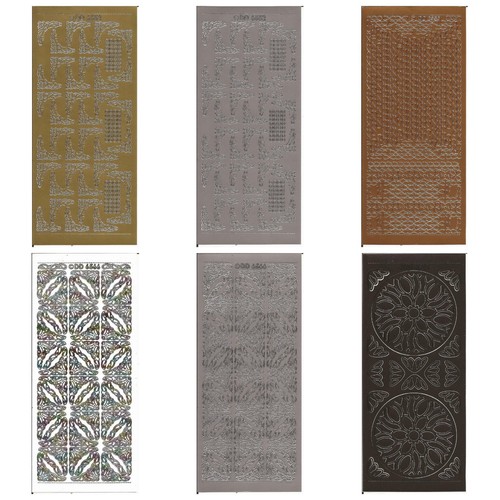 Peel offs floral borders - peel,