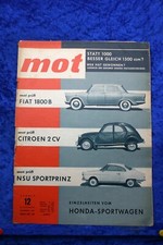 Mot 12/62 Citroen 2 CV Fiat