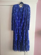 Frank Usher Blue Sequined