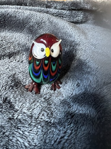 Small glass owl - small,