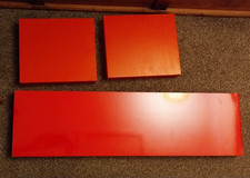 IKEA LACK Wall Shelves - Red