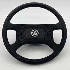 Genuine VW Mk2 Golf 4-Button Steering Wheel – Spares/Repair - Splines are Worn.