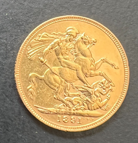 1891 london mint victoria - 1891,