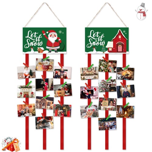Pieces christmas card holder - 2,