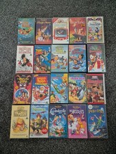A collection of Disney VHS