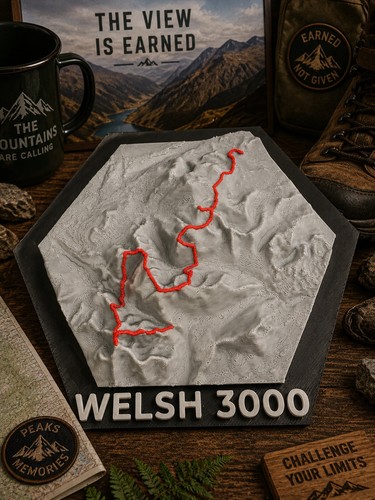 Welsh 3000s terrain - 3d,