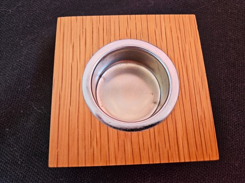 Retro habitat wooden tea light - habitat,