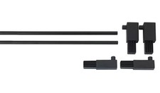 Extra Tall Pet Gate Extension Pack Black 7cm Pressure Fit Dog/Cat Safety Barrier