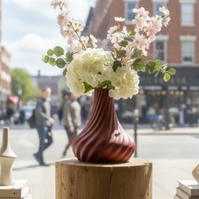 Modern vase for faux flowers