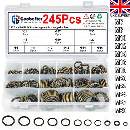 245pcs bonded dowty - dowty, washers